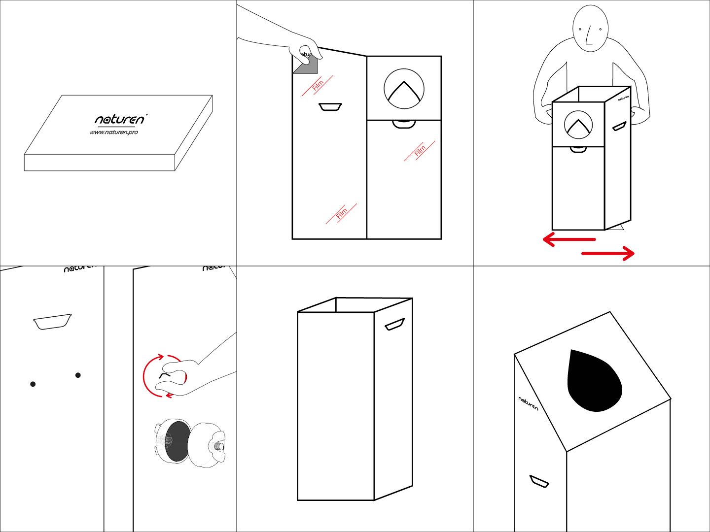 Notice Tri Uno : Poubelle de tri modulable pour entreprises et les collectivités