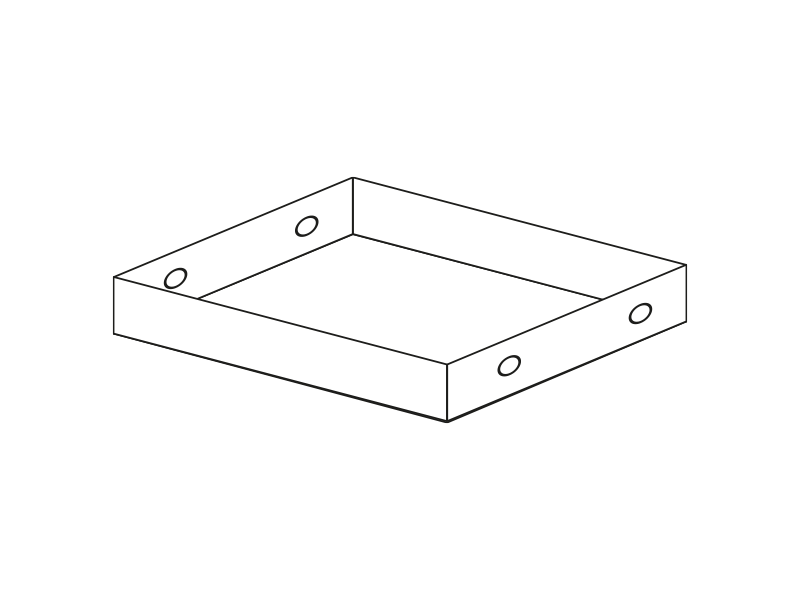 Tri Uno, coupelle d'étanchéité - Poubelle de tri modulable