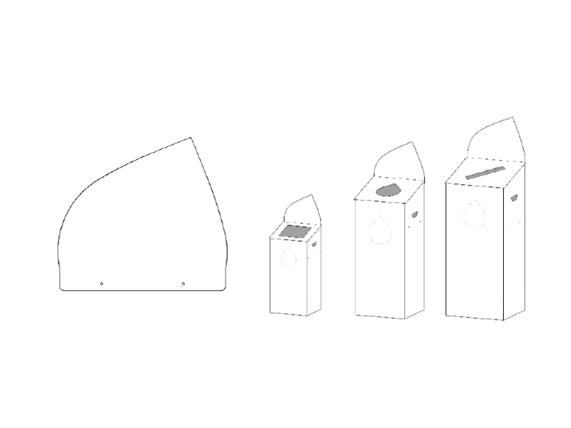 Frontons, Tri Uno : Poubelle de tri modulable