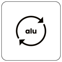 Alu - Consigne de tri pour poubelle Naturen