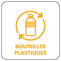 Bouteilles plastiques - Consigne de tri pour poubelle Naturen