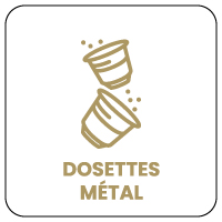 Dosettes métal - Consigne de tri pour poubelle Naturen