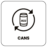 Cans - Sorting instructions for Naturen sorting bin