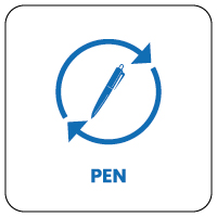 Pen - Sorting instructions for Naturen sorting bin