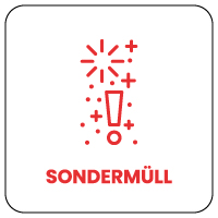 Sondermüll - Sortieranleitung für die Naturen-Sortiertonne