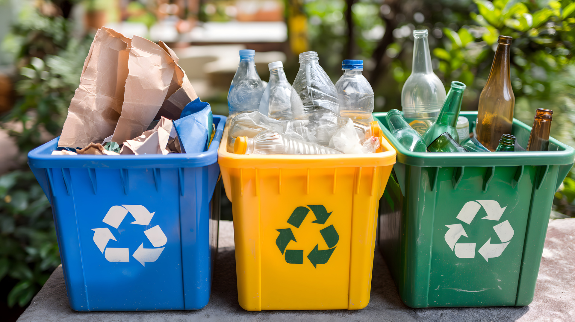 tri selectif couleur des poubelles